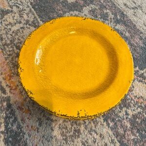Yellow Melamine-Like Plates